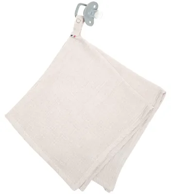 Produktbild von Schnullertuch Jeanne - 40 x 40 cm - Beige | by SEVIRA KIDS