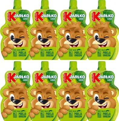 Zdjęcie produktu dla Kubuś Mus 100% Jabłko Banan 100 G X 8 Sztuk