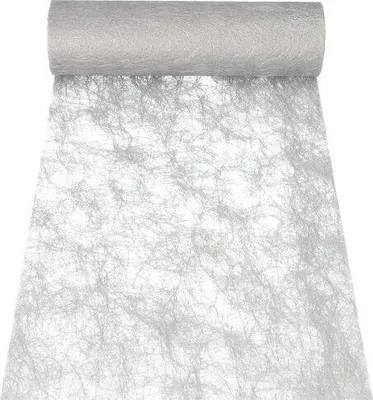 Produktbild von 8 Rollen Dekoband "Sizoflor" 25 m x 30 cm silber
