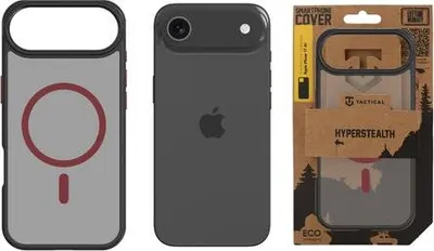 Produktbild von Tactical Back Cover MagForce Hyperstealth 2.0 iPhone Air black/red
