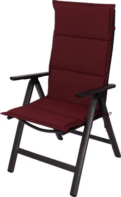 Produktbild von Sun Garden Gartenauflage "Elba" Hochlehner 4er Set / 50318-300 rot