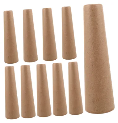 Produktbild von 10 Stück Kraftpapierröhren aus Pappe für Garnspulenhalter