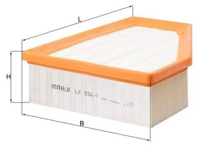 Zdjęcie produktu dla Filtr powietrza KNECHT LX 934/1
