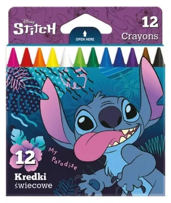 Image de Crayons de couleur 12 couleurs Stitch Colorino Coolpack