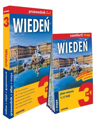 Obrázok produktu pre Comfort! map Wiedeń 3w1 przewodnik+atlas+mapa