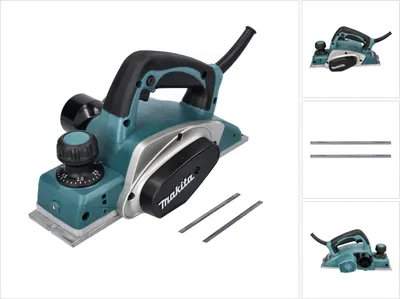 Produktbild von Makita KP 0800 Falzhobel / Elektrohobel 620 W 82 mm + Wendemesser - ohne Koffer