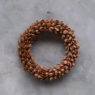 Produktbild von Kranz Bakuli dünn - terra: D 30cm