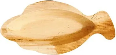 Produktbild von Papstar Teller, Palmblatt "pure" 2,5 cm x 11 cm x 24 cm "Fisch", 4 x 25 Stück