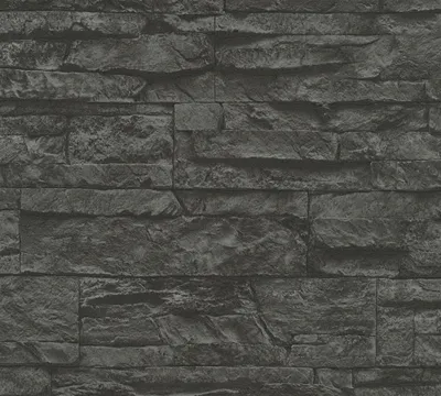 Obrázek produktu pro A.S. Création tapeta Wood`n Stone, vzorovaná tapeta ve vzhledu přírodního kamene, šedá, černá, 10,05 m x 0,53 m, 707123, 7071-23