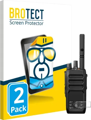 Produktbild von 2x Für Motorola MOTOTRBO R5 Schutzfolie BROTECT Displayschutz Display Schutz Folie Klar Transparent