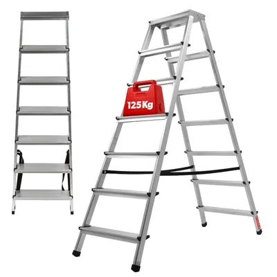 Obrázok produktu pre Domáci rebrík KADAX "Molde" s nosnosťou do 125 kg, 7 stupňov