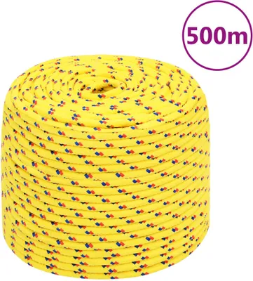 Image de Corde de bateau Jaune 10 mm 500 m Polypropylène