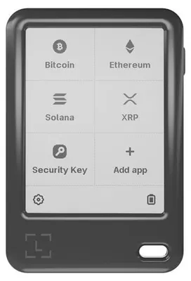 Image de Portefeuille matériel crypto Ledger Nano Gen 5 Dark avec clé de récupération