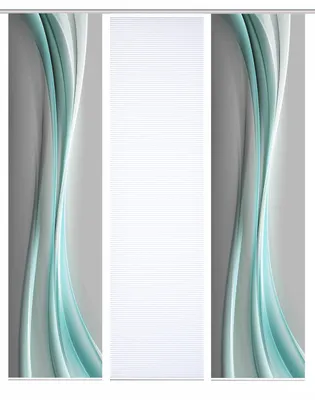 Produktbild von 84070 ELANIA Schiebegardine aus recyceltem Polyester, halbtransparent