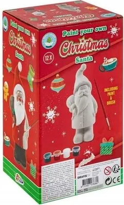 Zdjęcie produktu dla Zestaw do malowania figurka Mikołaja 23 cm