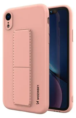 Obrázek produktu pro cofi1453® Kickstand Case Bumper attachable for Iphone 12 Pro Silicone Hard Case Shell Accessory Case Protection with integrated magnet Pink