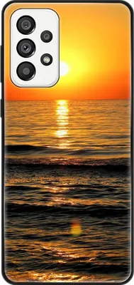 Produktbild von König Design Hülle kompatibel mit Samsung Galaxy A73 5G Kunststoff Soft Handyhülle - Handy Case Sonnenuntergang