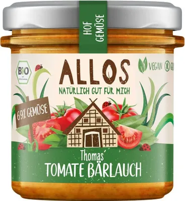 Image de Allos Hofgemüse Thomas` Tomate ail des ours 135g