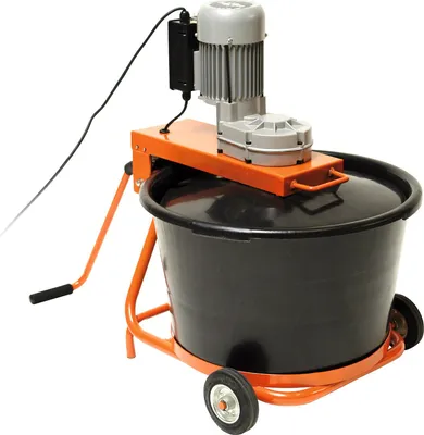 Zwangsmischer Betonmischer mit 55 Liter Wanne Mörtelmixer Mörtelmischer Farbmixer Mischer Mixer Baumischer Zementmischer 4031765553827 55382