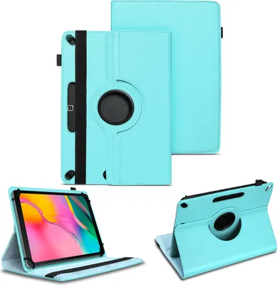 Produktbild von Tablet Tasche für Samsung Galaxy Tab A 10.1 2019 Hülle Schutzhülle 360° DrehbarFarben:Türkis