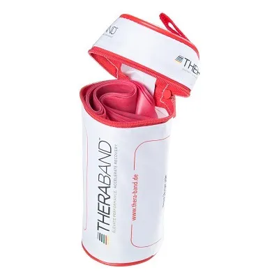 Produktbild von TheraBand™ 250 cm in Reißverschlusstasche, Rot, medium