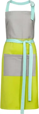 Produktbild von Schürze Lemon 71 x 86 cm mit verstellbarem Nackenband und Fronttasche