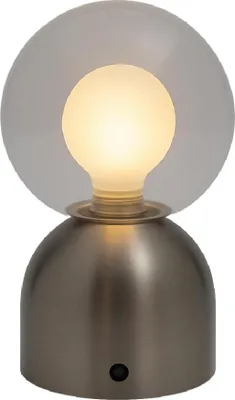 Produktbild von Luxus - Touch-Tischlampe - Lina - Silber - H20 x Ø12