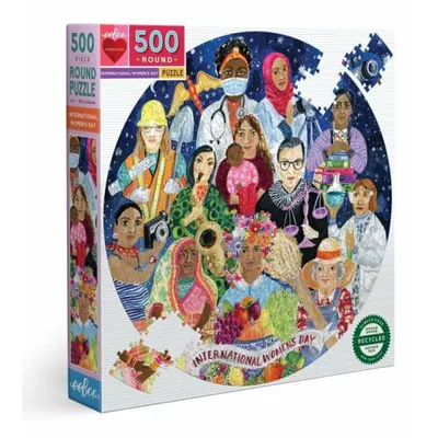 Image de EEBOO Puzzle rond Journée internationale de la femme 500 pièces
