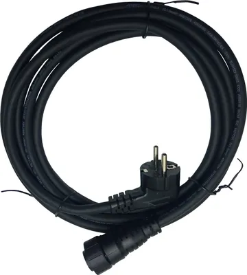 Produktbild von 2 Stück Haus- Anschlusskabel je 3m Balkonkraftwerk WVC M25 Schuko Solar PV Wechselrichter Einspeise Stecker Leitung Verbindung Kabel Netzanschluss