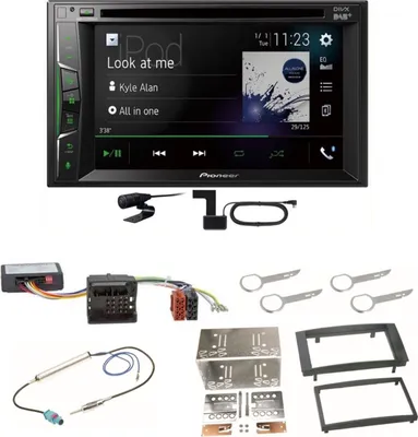 Produktbild von Pioneer AVH-A3200DAB USB Bluetooth DAB+ MP3 Autoradio CD Einbauset für T5