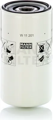 Produktbild von Original MANN-FILTER Filter Arbeitshydraulik W 11 201