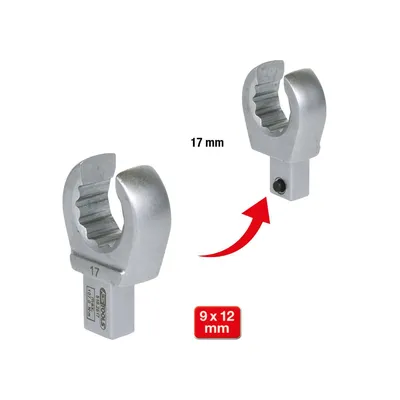 Immagine prodotto di KS TOOLS Chiave combinata 9x12 mm aperta 17 mm - 516.2517