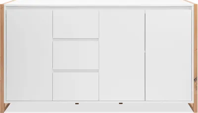 Image de CALICOSY - Buffet Bas 3 portes 3 tiroirs L160 cm - DENVER