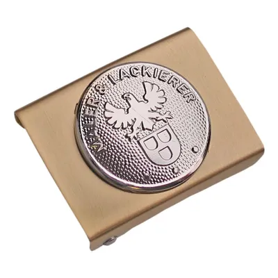 Produktbild von Koppelschloss Maler und Lackierer Handwerk und Zunft – golden/silbern - für Meister - für 4,5 cm breite Koppelgürtel