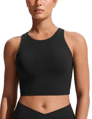 Imagen del producto de Top de bikini tipo "racerback" para mujer, con relleno integrado, copas A a D, color