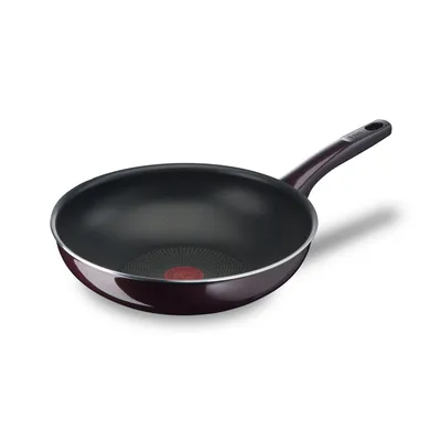 Image de Tefal Resist Intense poêle pour wok, Poêle pour wok, revêtement antiadhésif, aluminium, Ø 28 cm, D52219