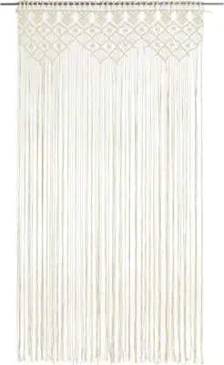 Produktbild von vidaXL Makramee Vorhang 140x240 cm Baumwolle