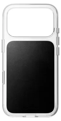 Immagine prodotto di Custodia in pelle trasparente Nomad per iPhone 18 Pro, colore nero