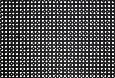 Gummi-Gitterrost M10, schwarz, 120x80x1,7 cm