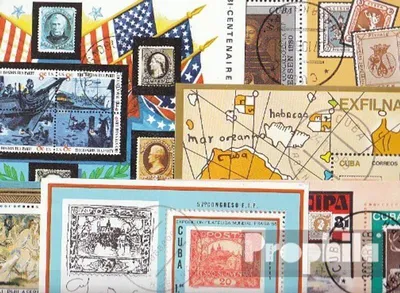 Produktbild von Briefmarken Motive 10 verschiedene Marken auf Marken Blöcke