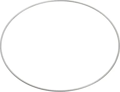 Produktbild von Metallring zum Basteln und Dekorieren, silberfarben, 40 cm Durchmesser
