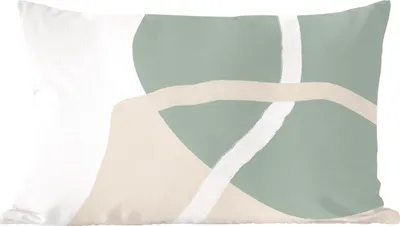 Produktbild von MuchoWow® Zierkissen Sofakissen Wohnzimmer Dekokissen 60x40 cm Minimalismus - Pastell - Gestaltung - Kopfkissen - Polster mit Foto