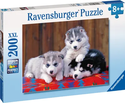 Image de RAVENSBURGER Puzzle Chiots Husky XXL 200 pièces
