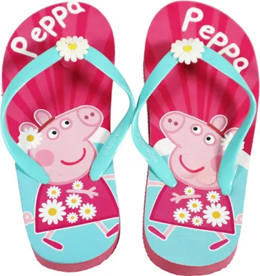 Produktbild von Peppa Pig Wutz Kinder Mädchen FlipFlops Sandalen Zehentrenner – Bunt / 26/27