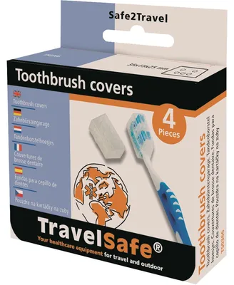 Obrázek produktu pro Travelsafe pouzdra na zubní kartáčky (4 kusy)
