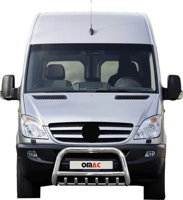 Immagine prodotto di Barra di protezione del paraurti anteriore per Mercedes Sprinter 2006-2013 con ABE acciaio argento