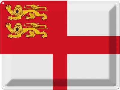 Zdjęcie produktu dla vianmo Blaszany znak 30x40 cm Sark Flag of Sark