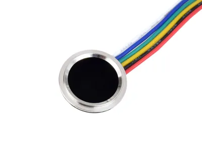 Produktbild von Kapazitiver Fingerabdruckleser, rund, zum Einbau, mit UART Ausgang