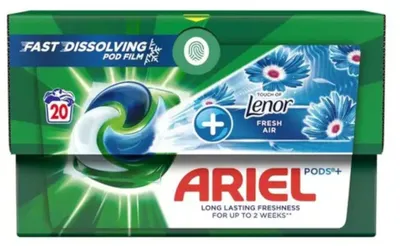 Produktbild von Ariel All in One Pods Kapsułki do prania, 20 sztuk