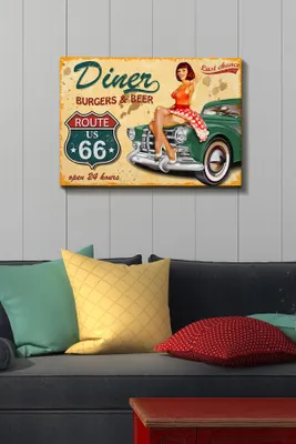 Image de Wallity, Kanvas- TCR1291, Coloré, tableaux sur toile, 50 x 70 cm, 100% toile